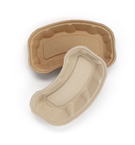 Лотки картонные почкообразные