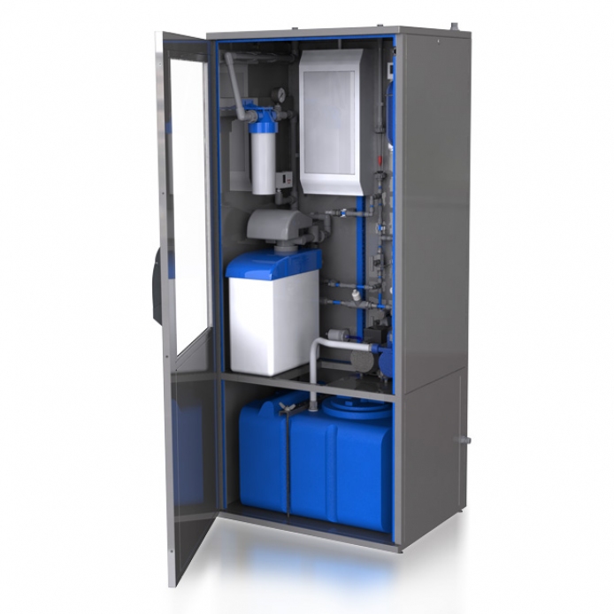 Оборудование для подготовки и очистки воды на основе обратного осмоса: установка для получения воды очищенной для лабораторий на основе УВ
