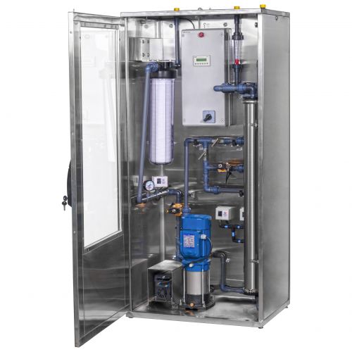 Оборудование для подготовки и очистки воды на основе обратного осмоса: установка для получения воды очищенной Клинипак УВ 300