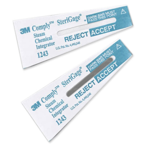 Индикатор химический 3М Comply для контроля паровой стерилизации (интегратор) 1243А